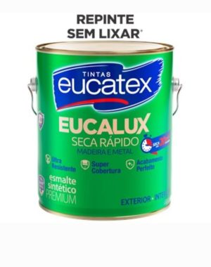 Tinta esmalte branco brilhante Eucatex 900ml Seca rápido