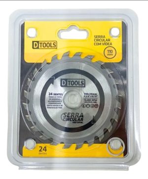 SERRA CIRCULAR COM VÍDEA  24 DENTES - DTOOLS