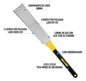 Serrote japonês 300mm vonder