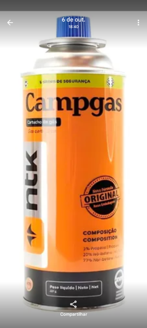 Gás Para Maçarico campgas